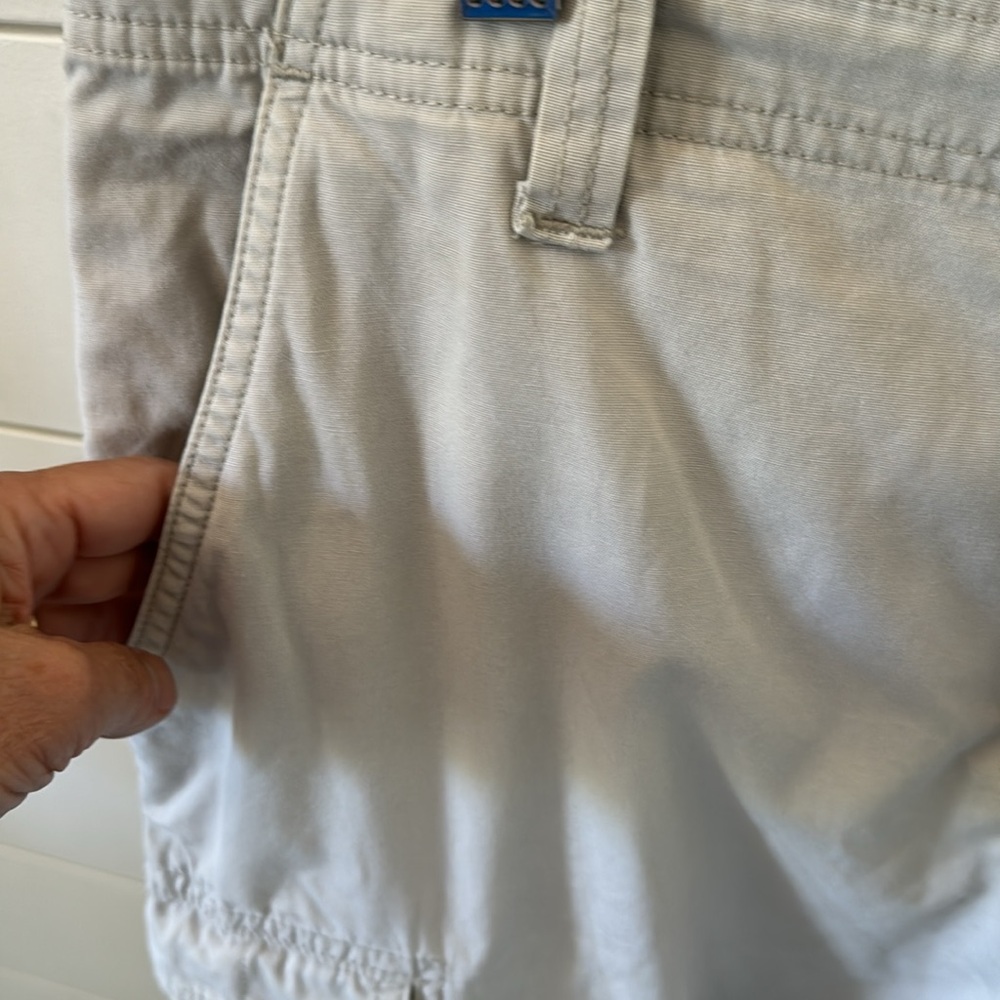 Vintage Cargo Woolrich W 36 Leg 8" Y2K 90’s Shorts Cotton Kahki - Picture 6 of 13